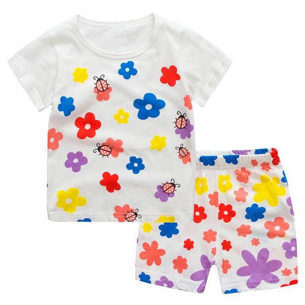 new summer toddler girl pijamas pijams girls cotton short sleeve children home clothes flower cartoon 2-7y, Blue;red
new summer toddler girl pijamas pijams girls cotton short sleeve children home clothes flower cartoon 2-7y, Blue;red