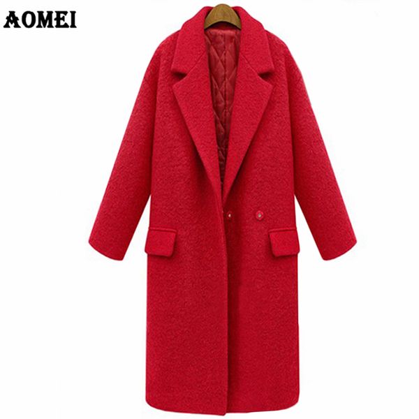 autumn winter 2019 female outwear red black wool thick coat long overcoat lining warm quilted clothes plus size 3xl
autumn winter 2019 female outwear red black wool thick coat long overcoat lining warm quilted clothes plus size 3xl