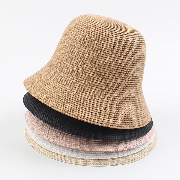 boho beach holiday travel bucket cap women summer sun hat cloche straw hat elegant vintage solid floppy panama 2020 fashion, Blue;gray
boho beach holiday travel bucket cap women summer sun hat cloche straw hat elegant vintage solid floppy panama 2020 fashion, Blue;gray