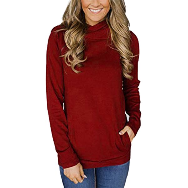 women long sleeve pockets hooded hoodies women oblique zipper drawstring pure color hooded caps sweatshirt pullover, Black
women long sleeve pockets hooded hoodies women oblique zipper drawstring pure color hooded caps sweatshirt pullover, Black