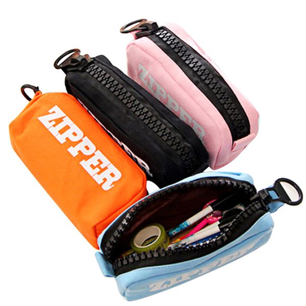 creative big zip pencil case simple large capacity pencil case canvas box students bag school stationery supplies
creative big zip pencil case simple large capacity pencil case canvas box students bag school stationery supplies