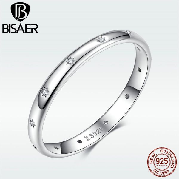 bisaer simple finger ring authentic 925 sterling silver wedding statement silver ring for women love jewelry engagement hsr546, Slivery;golden
bisaer simple finger ring authentic 925 sterling silver wedding statement silver ring for women love jewelry engagement hsr546, Slivery;golden
