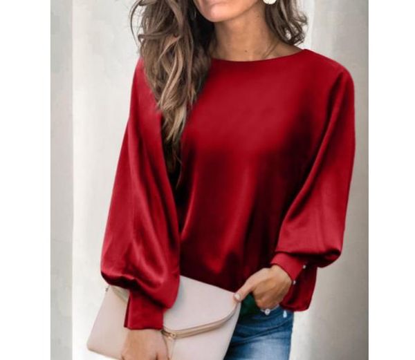 lantern sleeved designer tshirts women solid color casual loose smooth crew neck pullover tshirts fashion womens tees, White
lantern sleeved designer tshirts women solid color casual loose smooth crew neck pullover tshirts fashion womens tees, White