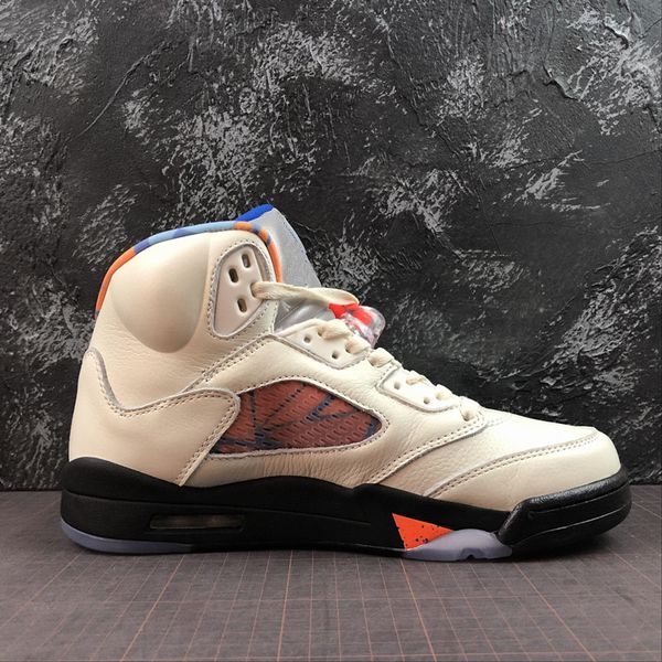mens 5 v international flight basketball shoes 5s sail orange peel-black-hyper royal sports sneakers size us7-12, White;red
mens 5 v international flight basketball shoes 5s sail orange peel-black-hyper royal sports sneakers size us7-12, White;red