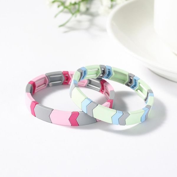 teamer bohemian elastic bracelet pink gray green enamel alloy boho beaded pulseras bangle jewelry new year gift for women mujer, Black
teamer bohemian elastic bracelet pink gray green enamel alloy boho beaded pulseras bangle jewelry new year gift for women mujer, Black