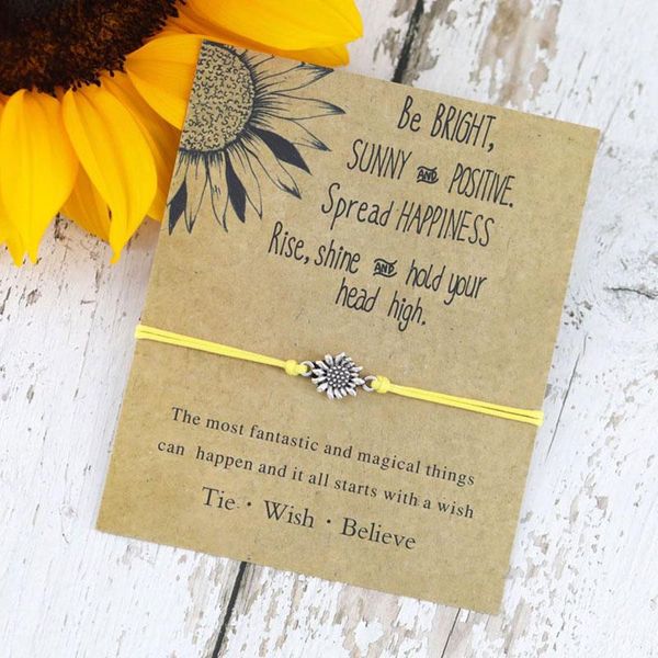sunflower design bracelets friendship sister gifts bracelet team work souvenir handmade crafts for birthday girls fashion floral jewelry, Golden;silver
sunflower design bracelets friendship sister gifts bracelet team work souvenir handmade crafts for birthday girls fashion floral jewelry, Golden;silver