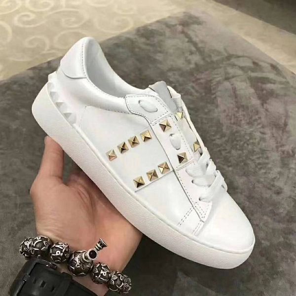 popular men women low cut casual shoes sneakers leather platform studded spike leather shoes party wedding sneakers chaussures, Black
popular men women low cut casual shoes sneakers leather platform studded spike leather shoes party wedding sneakers chaussures, Black