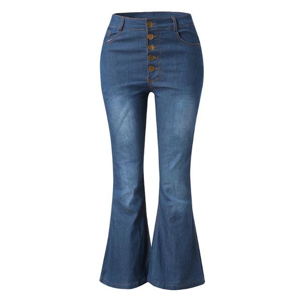 women's jeans lady medium waist belt denim women autumn elastic plus loose pocket button casual micro elastic-lace-up bell-bottom, Blue
women's jeans lady medium waist belt denim women autumn elastic plus loose pocket button casual micro elastic-lace-up bell-bottom, Blue