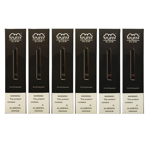 Puff Glow Disposable Pod Device With Security Code 280mAh Battery 1.4ml Capacity Puff Bar Glow Black Pre filled Vape Cartridge Packaging
Puff Glow Disposable Pod Device With Security Code 280mAh Battery 1.4ml Capacity Puff Bar Glow Black Pre filled Vape Cartridge Packaging