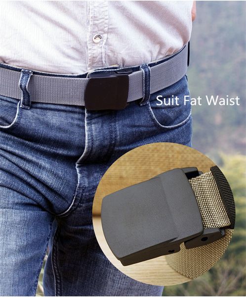 casual 1.5'' wide canvas breathable belt, plastic press buckle belt, men's elastic belts belt size up to 60, Black;brown
casual 1.5'' wide canvas breathable belt, plastic press buckle belt, men's elastic belts belt size up to 60, Black;brown
