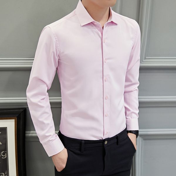 shirt men solid color business casual slim long sleeve four seasons dress shirt men fashion youth solid color, White;black
shirt men solid color business casual slim long sleeve four seasons dress shirt men fashion youth solid color, White;black