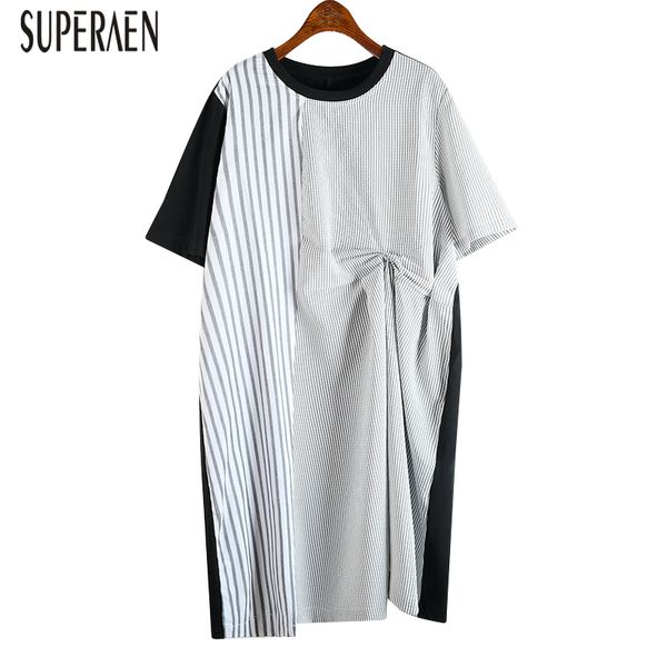 superaen pluz size women dress asymmetric summer new 2020 ladies dress short sleeve cotton fashion women clothing, Black;gray
superaen pluz size women dress asymmetric summer new 2020 ladies dress short sleeve cotton fashion women clothing, Black;gray