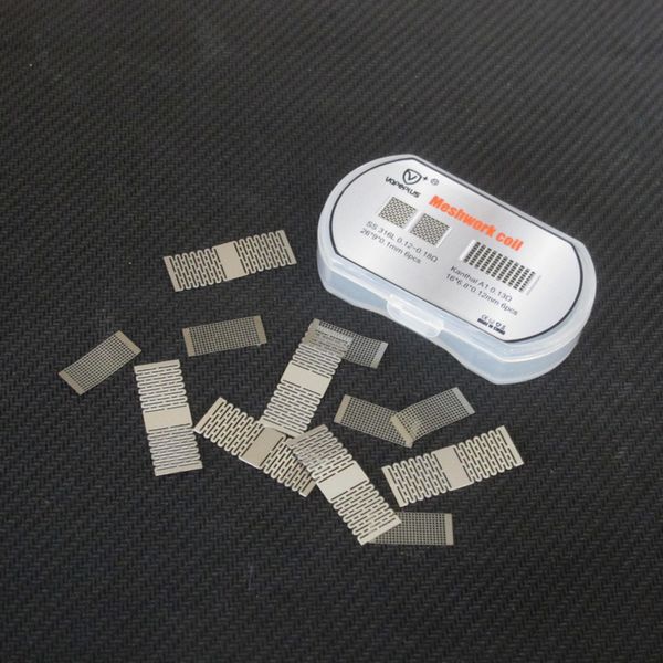 Authentic Vapeplus Meshwork Coil Wire Mesh SS 316L 6pcs KA1 6pcs Nickle Net Heating Wires for Vape RDA RTA Atomizer Tank DHL Free
Authentic Vapeplus Meshwork Coil Wire Mesh SS 316L 6pcs KA1 6pcs Nickle Net Heating Wires for Vape RDA RTA Atomizer Tank DHL Free