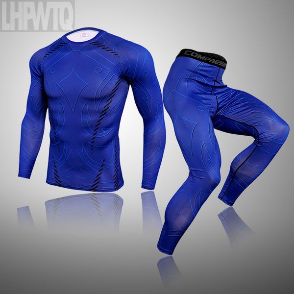 men compression sport suits quick dry running sets clothes joggers training gym t-shirt + pants fitness tracksuits running set, Black;blue
men compression sport suits quick dry running sets clothes joggers training gym t-shirt + pants fitness tracksuits running set, Black;blue