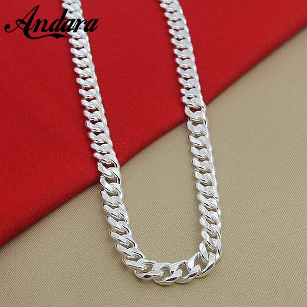 10mm 20''24'' 50cm 60cm men necklace 925 silver link chain necklaces for male jewelry party gift
10mm 20''24'' 50cm 60cm men necklace 925 silver link chain necklaces for male jewelry party gift