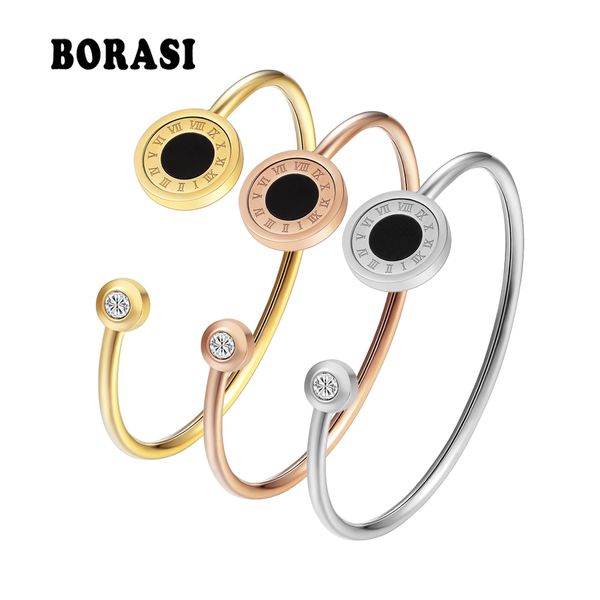 adjustable stainless steel bracelets & bangles 2 color shell rotatable bracelets for women roman letters jewelry gift for girls, Black
adjustable stainless steel bracelets & bangles 2 color shell rotatable bracelets for women roman letters jewelry gift for girls, Black