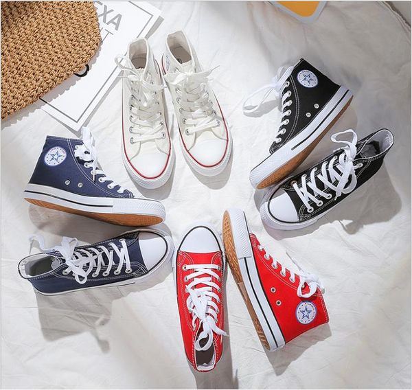 tide korean version of vulcanized canvas shoes female summer classic, Black
tide korean version of vulcanized canvas shoes female summer classic, Black