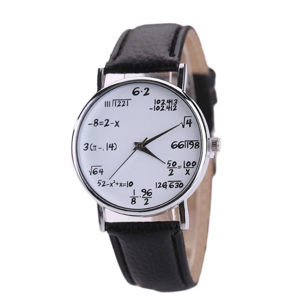 selling women mens watches students math clock leather band stainless steel dial quartz wrist watch oct27, Slivery;brown
selling women mens watches students math clock leather band stainless steel dial quartz wrist watch oct27, Slivery;brown