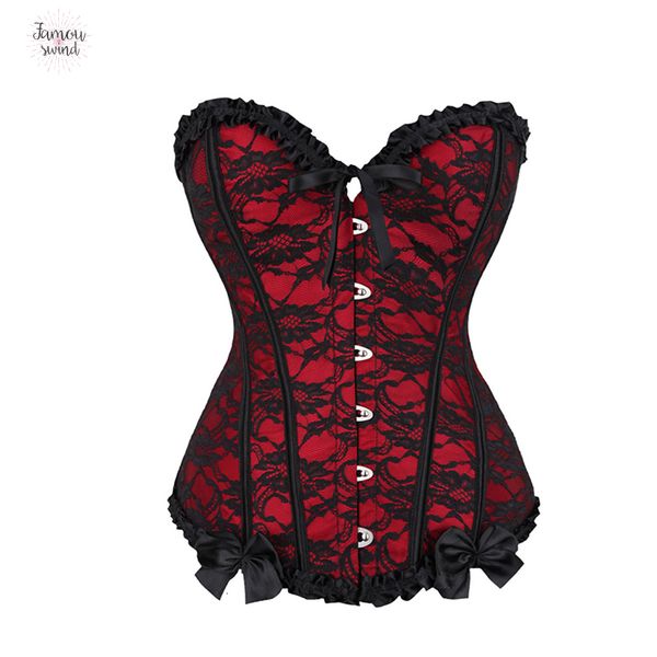 red women corset mesh grid lingerie basque corselet bustier floral overbust overlay solid lace plus size 805, Black;white
red women corset mesh grid lingerie basque corselet bustier floral overbust overlay solid lace plus size 805, Black;white