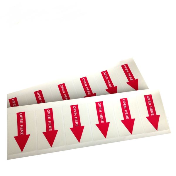 Custom Waterproof Self Adhesive Arrow Sticker With Various Shape