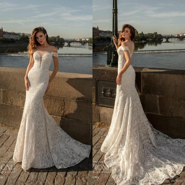 mermaid wedding dresses boho sweep train sheer jewel neck lace applique beach wedding dress 2020 trumpet robes de mariée, White
mermaid wedding dresses boho sweep train sheer jewel neck lace applique beach wedding dress 2020 trumpet robes de mariée, White