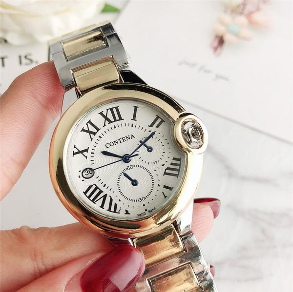 1021 women's watch is popular in foreign trade. it's a beautiful quartz watch with a single buckle and diamond ring, Slivery;brown
1021 women's watch is popular in foreign trade. it's a beautiful quartz watch with a single buckle and diamond ring, Slivery;brown