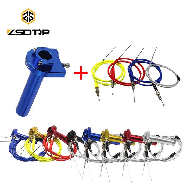 zsdtrp aluminum throttle grip quick twist gas throttle settle with cable fit dirt pit bike atv utv visual grips
zsdtrp aluminum throttle grip quick twist gas throttle settle with cable fit dirt pit bike atv utv visual grips