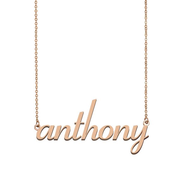 anthony name necklace pendant for women girlfriend gifts custom nameplate children friends jewelry 18k gold plated stainless steel, Silver
anthony name necklace pendant for women girlfriend gifts custom nameplate children friends jewelry 18k gold plated stainless steel, Silver