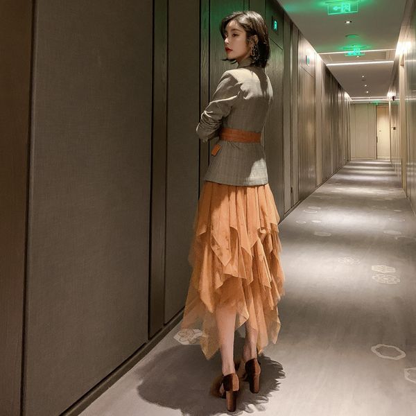 two piece dress spring autumn set women clothes 2021 elegant korean vintage suit + mesh skirt macacao feminino ropa mujer zt5641, White
two piece dress spring autumn set women clothes 2021 elegant korean vintage suit + mesh skirt macacao feminino ropa mujer zt5641, White