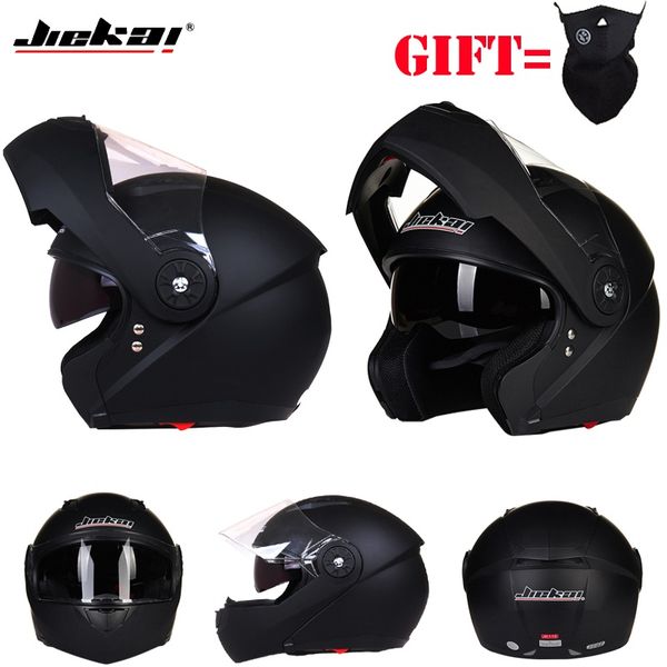 

jiekai 115 мотоциклетный шлем capacestes модульный гоночный шлем с двумя линзами флип moto casco dot сертификации