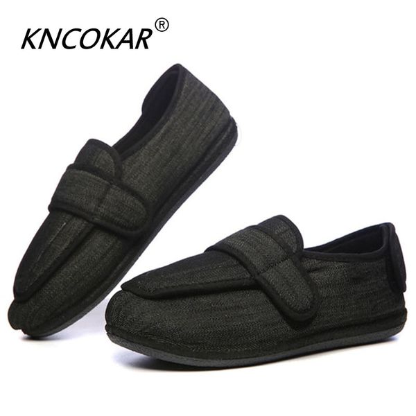 kncokar thin bottom light soft and broad shoes feet swelling, fat deformation, wound gauze foot wear, Black
kncokar thin bottom light soft and broad shoes feet swelling, fat deformation, wound gauze foot wear, Black