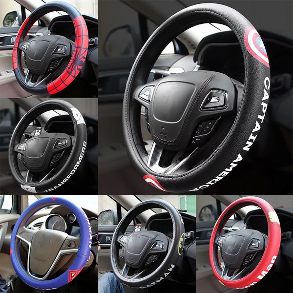 marvel cartoon car steering wheel covers case comfortable anti-slip auto steering-wheel cover car accessories
marvel cartoon car steering wheel covers case comfortable anti-slip auto steering-wheel cover car accessories