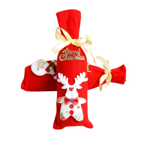 red wine bottle cover bags christmas decorative santa claus snowman elk gift bags packaging for home party xmas decoration
red wine bottle cover bags christmas decorative santa claus snowman elk gift bags packaging for home party xmas decoration