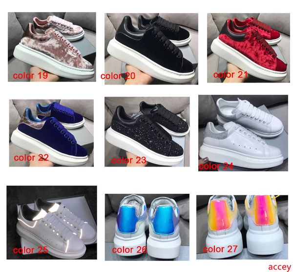 new mens womens reflective 3m white platform sneakers 100% real leather suede raised sole low trainers flat casual designer shoes
new mens womens reflective 3m white platform sneakers 100% real leather suede raised sole low trainers flat casual designer shoes