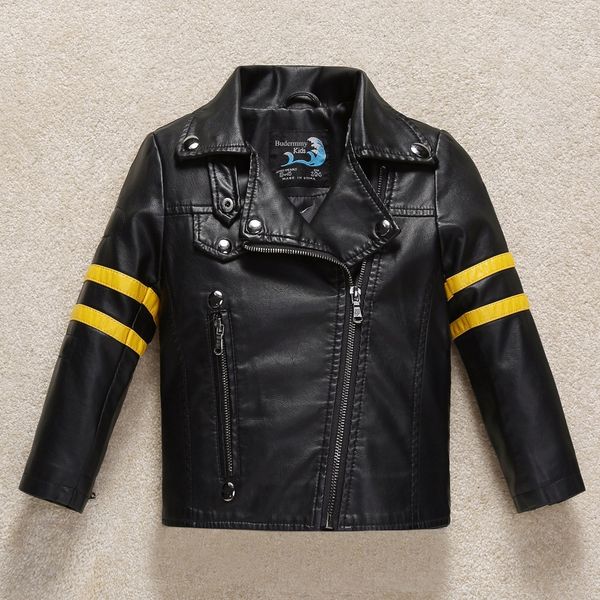 kids leather jacket coat classical striped jacket for 2-10yrs child boys girls cool style outerwear leather clothes, Blue;gray
kids leather jacket coat classical striped jacket for 2-10yrs child boys girls cool style outerwear leather clothes, Blue;gray