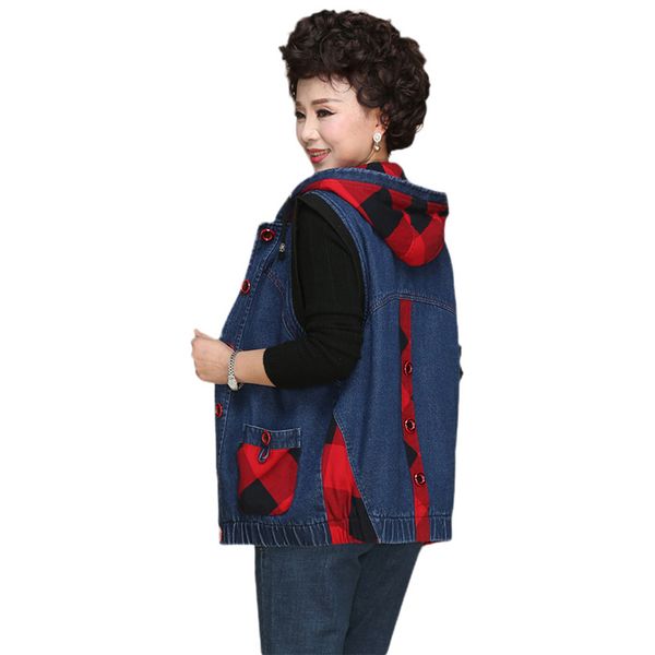 mother clothing autumn vest women short fashion denim sleeveless jacket middle-aged women spring new denim waistcoat jia101, Black;white
mother clothing autumn vest women short fashion denim sleeveless jacket middle-aged women spring new denim waistcoat jia101, Black;white