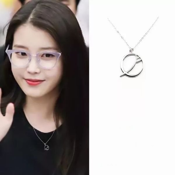 iu same del l drama round lee ji eun moon necklace fashion chain jewelry valentine's day gift, Silver
iu same del l drama round lee ji eun moon necklace fashion chain jewelry valentine's day gift, Silver