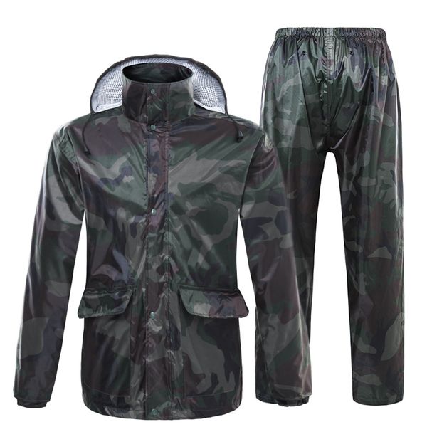 two-piece set fishing camouflage raincoat waterproof outdoor rain pants cycling motorcycle raincoat transparent hat
two-piece set fishing camouflage raincoat waterproof outdoor rain pants cycling motorcycle raincoat transparent hat