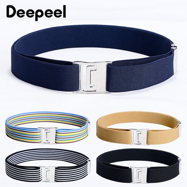 deepeel 1pc 30-135cm elastic band cummerbunds adjustable elastic belt metal buckle casual waistband wild sports accessory, Black;brown 
deepeel 1pc 30-135cm elastic band cummerbunds adjustable elastic belt metal buckle casual waistband wild sports accessory, Black;brown