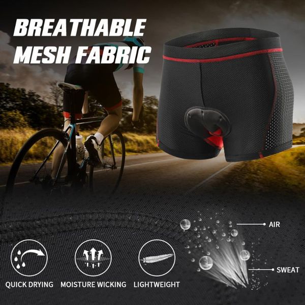 cycling shorts men sport underwear elastic breathable gel padded mtb biking riding bicycle fitness short clothing, Black
cycling shorts men sport underwear elastic breathable gel padded mtb biking riding bicycle fitness short clothing, Black