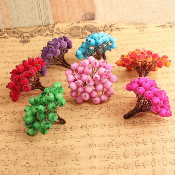 40 heads mini fake fruit glass berries artificial pomegranate red cherry bouquet stamen christmas decorative double heads
40 heads mini fake fruit glass berries artificial pomegranate red cherry bouquet stamen christmas decorative double heads