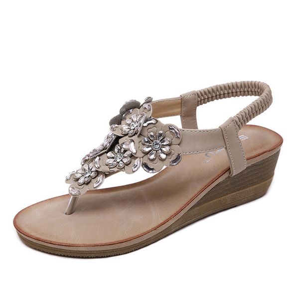 bohemian summer shoes sweet womens rhinestone flat wedge sandals pu beach shoes casual flats plus size 35-42, Black
bohemian summer shoes sweet womens rhinestone flat wedge sandals pu beach shoes casual flats plus size 35-42, Black