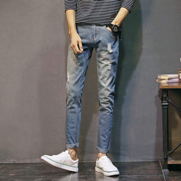 новое прибытие 2019 мода stretch классический джинсовые брюки vintage синий ripped мужские джинсы ковбой мужской конструктор straight fit дл, Blue
новое прибытие 2019 мода stretch классический джинсовые брюки vintage синий ripped мужские джинсы ковбой мужской конструктор straight fit дл, Blue