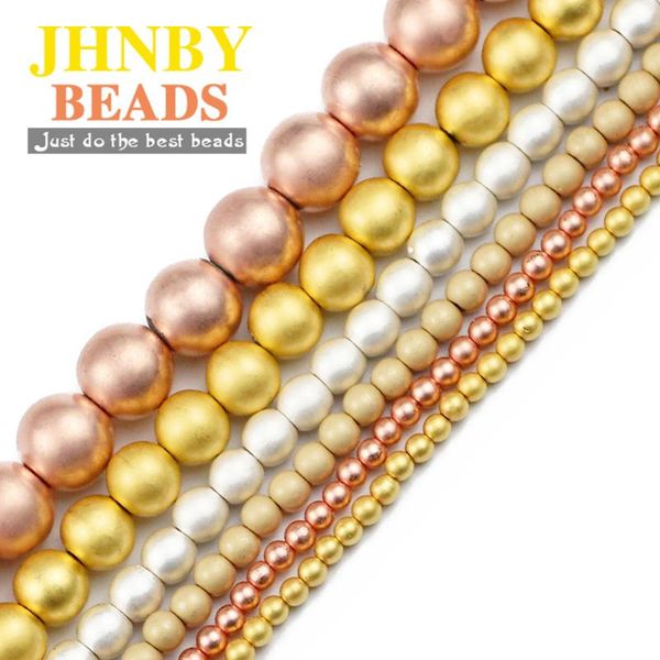 jhnby matte rose gold silver round hematite natural stone 2/3/4/6/8/10mm spacer loose beads for jewelry making diy accessories
jhnby matte rose gold silver round hematite natural stone 2/3/4/6/8/10mm spacer loose beads for jewelry making diy accessories