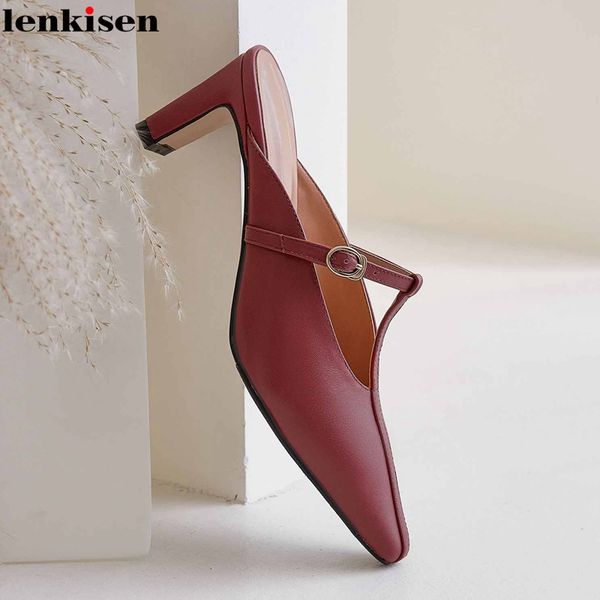 lenkisen new high street fashion small square toe high heels metal decorations solid mules dating beauty lady lace on pumps l02, Black
lenkisen new high street fashion small square toe high heels metal decorations solid mules dating beauty lady lace on pumps l02, Black