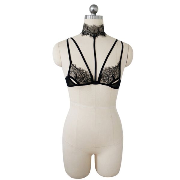 bras for women lace perspective hollow bra lingerie super temptation hanging neck bra sujetadores para mujeres, Red;black
bras for women lace perspective hollow bra lingerie super temptation hanging neck bra sujetadores para mujeres, Red;black