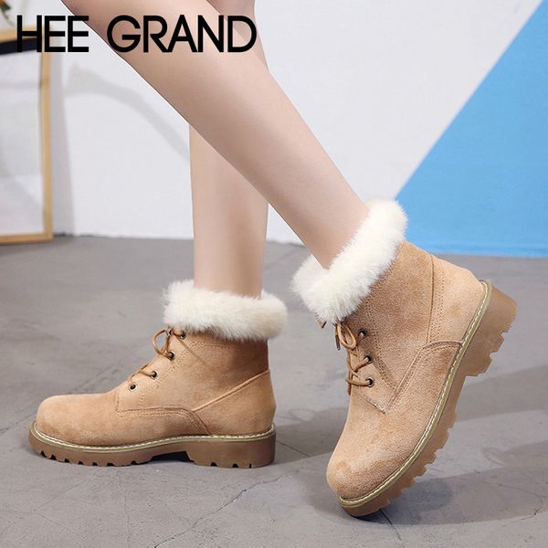 hee grand winter faux suede women ankle boots round toe casual shoes woman gladiator fur women platform shoes xwx7218, Black
hee grand winter faux suede women ankle boots round toe casual shoes woman gladiator fur women platform shoes xwx7218, Black