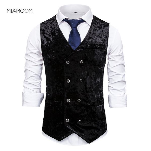 miamoom business casual vest waistcoat men double breasted mens suit vest, Black;white
miamoom business casual vest waistcoat men double breasted mens suit vest, Black;white