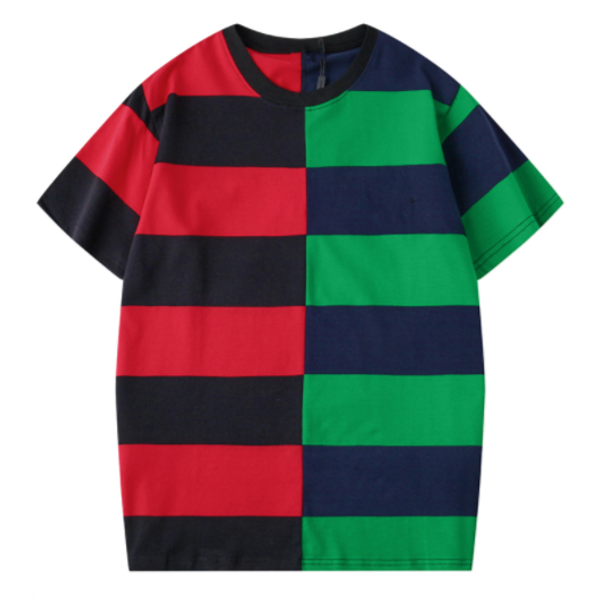 stripe patchwork fashion designer t-shirt womens brand short sleeve shirt mens oversize luxury o-neck ljj s-2xl casual 2020503z, White;black
stripe patchwork fashion designer t-shirt womens brand short sleeve shirt mens oversize luxury o-neck ljj s-2xl casual 2020503z, White;black