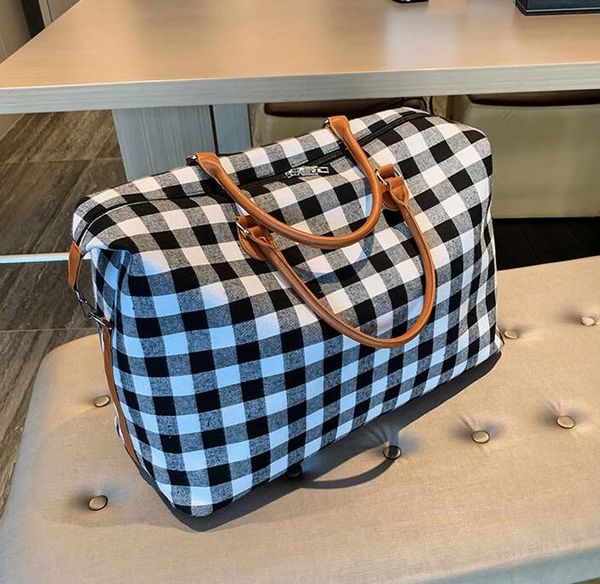 handbag red black plaid bags large capacity travel tote with pu handle sports yoga totes storage maternity bags gym bag/3
handbag red black plaid bags large capacity travel tote with pu handle sports yoga totes storage maternity bags gym bag/3